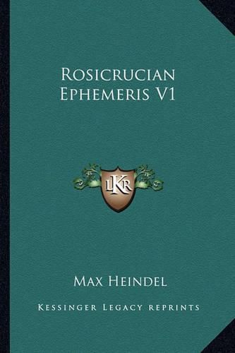 Cover image for Rosicrucian Ephemeris V1