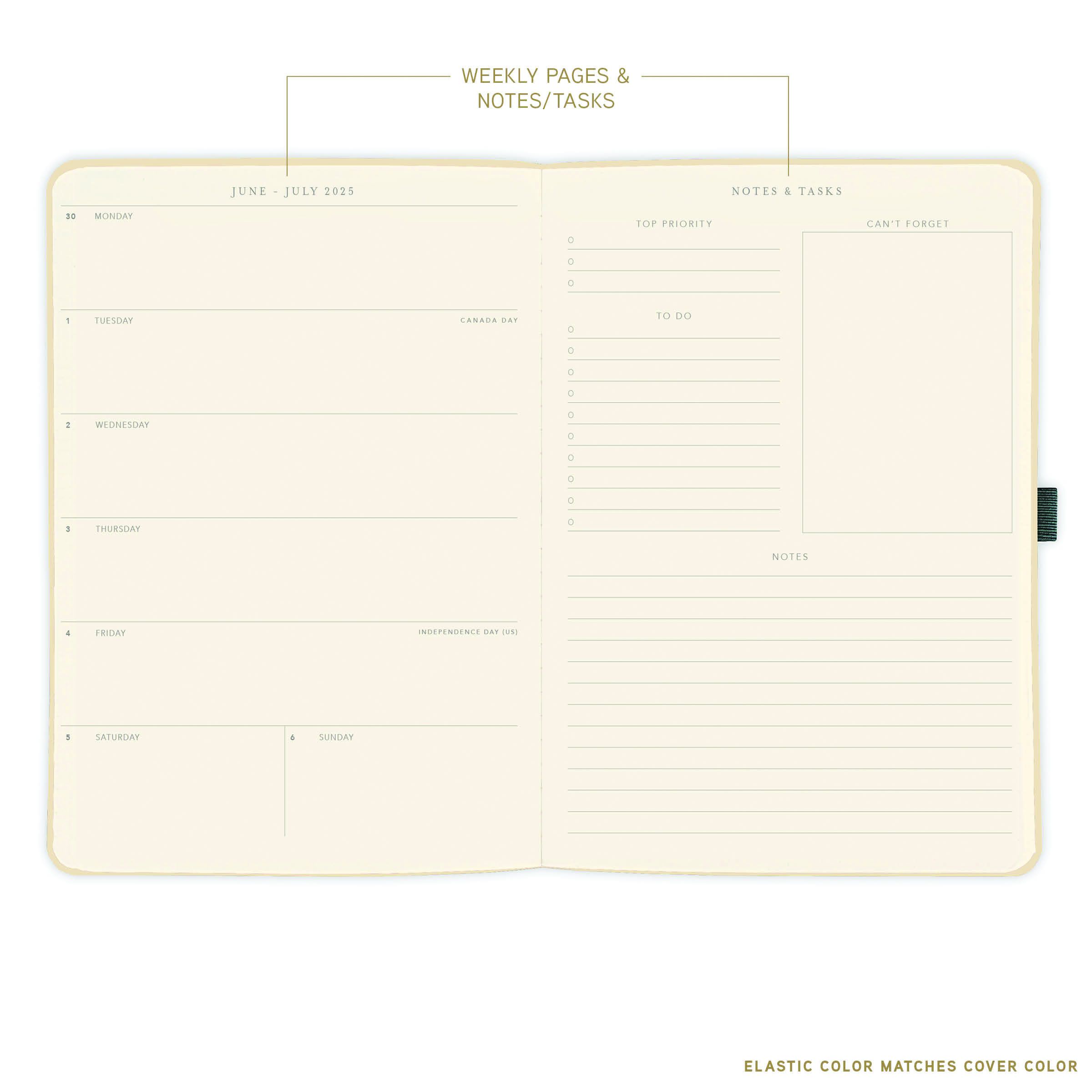 Classic Red 8x10 Vegan Leather 2026 Planner Diary