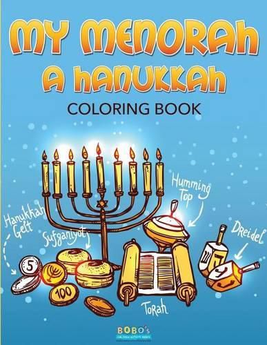 Cover image for My Menorah: A Hanukkah Coloring Book