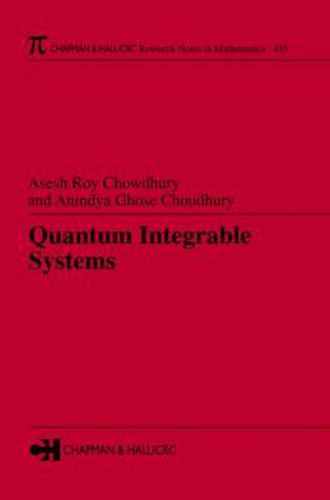 Cover image for Quantum Integrable Systems