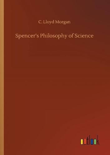 Cover image for Spencer's Philosophy of Science