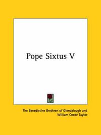 Cover image for Pope Sixtus V