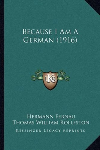 Because I Am a German (1916)