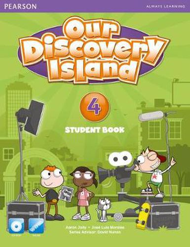 Cover image for Our Discovery Island American Edition Students' Book with CD-rom 4 Pack