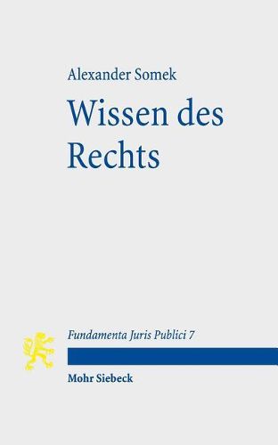 Cover image for Wissen des Rechts