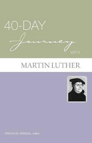 Cover image for 40-Day Journey with Martin Luther