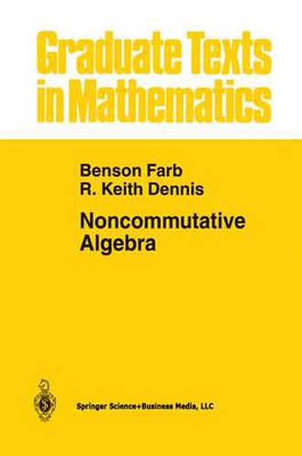 Cover image for Noncommutative Algebra