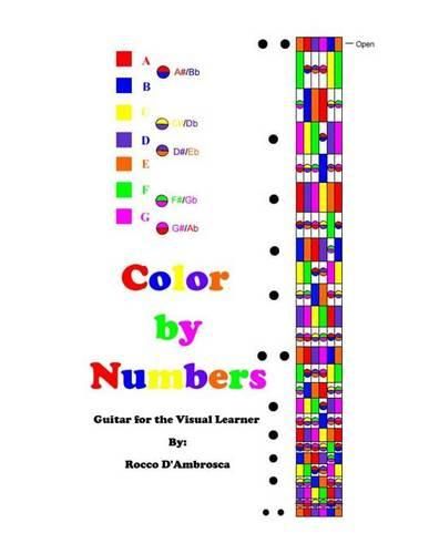 Cover image for Color By Numbers: Guitar for the Visual Learner