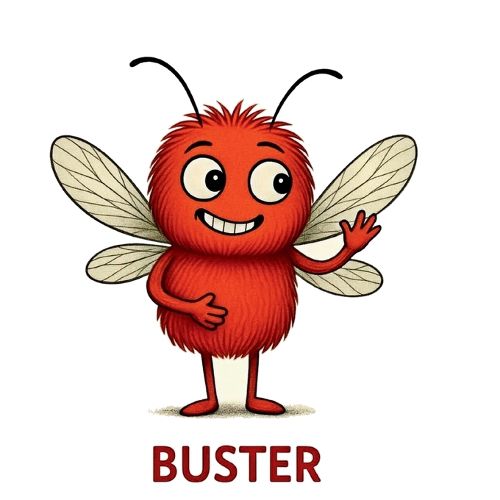 Cover image for Buster and the Rainbow Umbrella