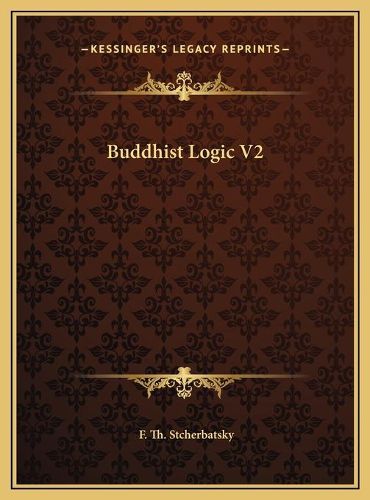 Cover image for Buddhist Logic V2