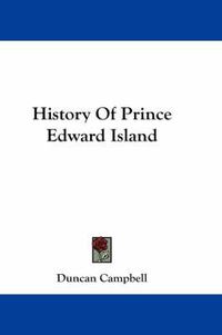 Cover image for History of Prince Edward Island