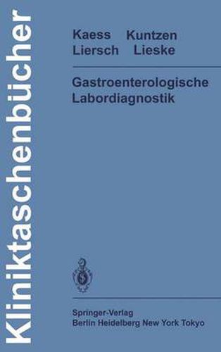 Cover image for Gastroenterologische Labordiagnostik