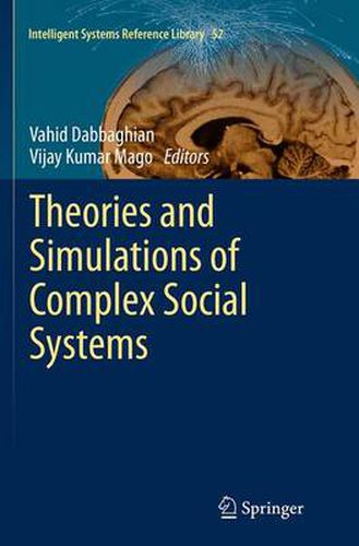 Cover image for Theories and Simulations of Complex Social Systems