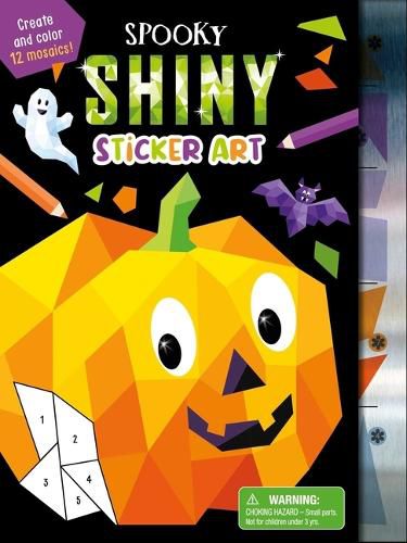 Cover image for Spooky Shiny Sticker Art