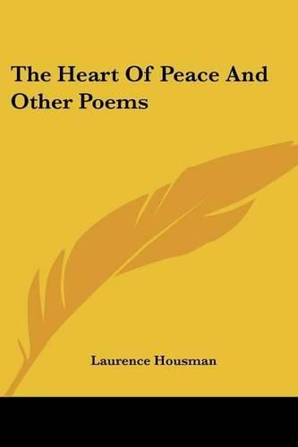 Cover image for The Heart of Peace and Other Poems