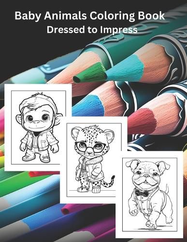 Cover image for Baby Animals Coloring Book