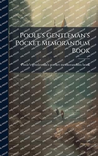 Cover image for Poole's Gentleman's Pocket Memorandum Book