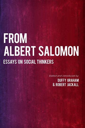 Cover image for From Albert Salomon: Essays on Social Thinkers