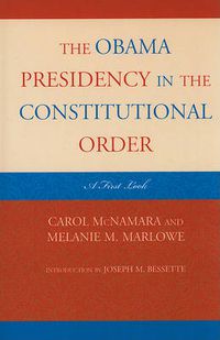 Cover image for The Obama Presidency in the Constitutional Order: A First Look
