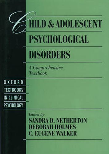 Cover image for Child and Adolescent Psychological Disorders