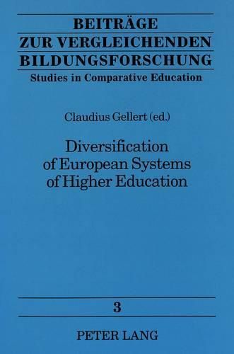 Cover image for Diversification of European Systems of Higher Education