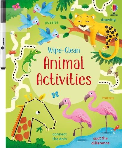 Cover image for Wipe-Clean Animal Activities