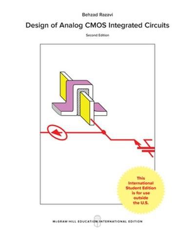 Cover image for Design of Analog CMOS Integrated Circuits