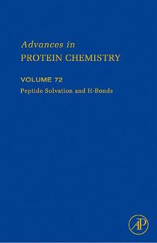 Peptide Solvation and H-bonds