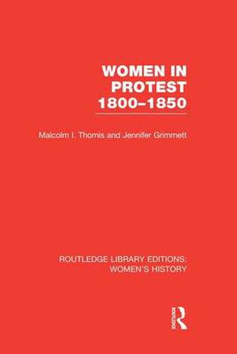 Cover image for Women in Protest 1800-1850