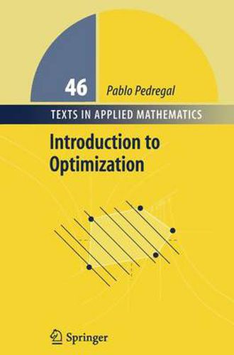 Cover image for Introduction to Optimization