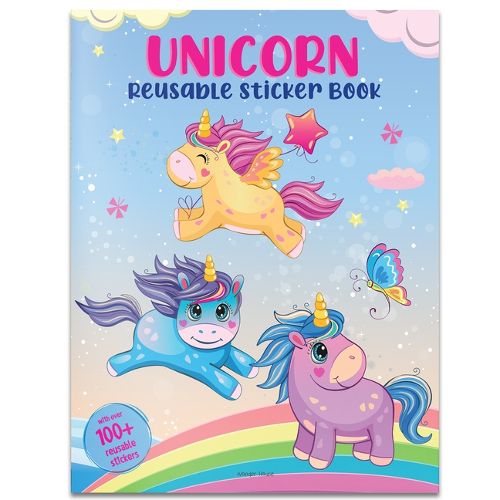 Unicorn World Fun Reusable Sticker Book?for Chindren