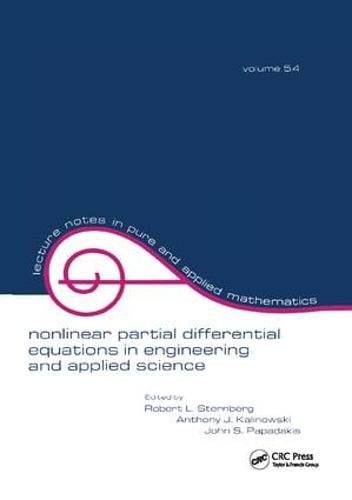 Cover image for Nonlinear Partial Differential Equations in Engineering and Applied Science