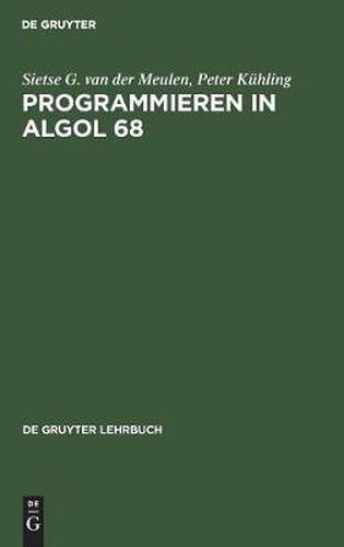 Cover image for Programmieren in ALGOL 68