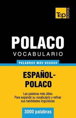 Vocabulario espanol-polaco - 3000 palabras mas usadas