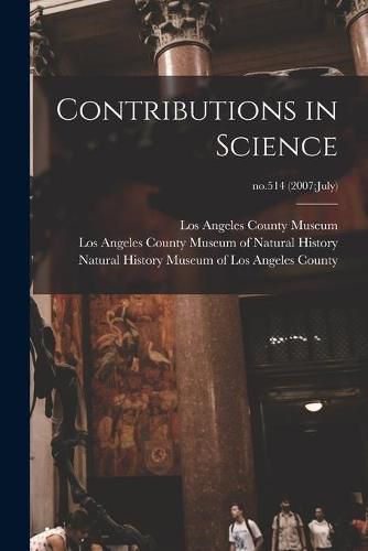 Cover image for Contributions in Science; no.514 (2007: July)