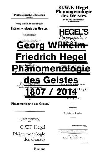 Cover image for Phaenomenologie des Geistes