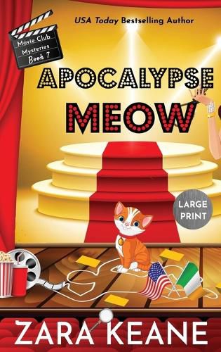 Cover image for Apocalypse Meow (Movie Club Mysteries, Book 7): Large Print Edition