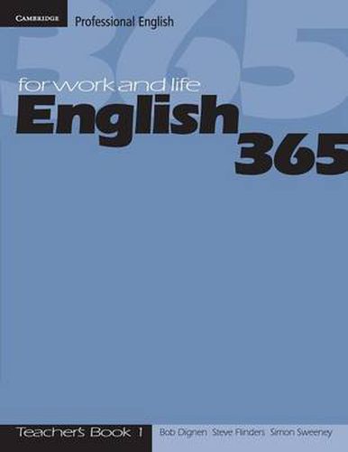 Cover image for English365 1 Teacher's Guide: For Work and Life