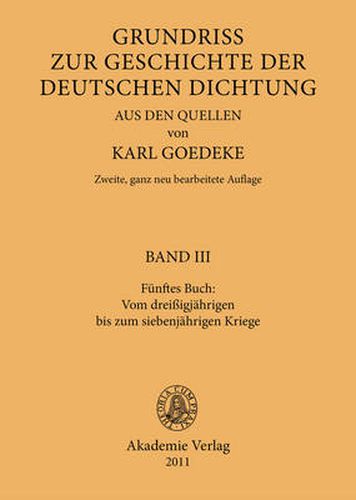 Funftes Buch: Vom Dreissigjahrigen Bis Zum Siebenjahrigen Kriege