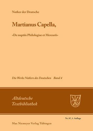 Martianus Capella,  De Nuptiis Philologiae Et Mercurii