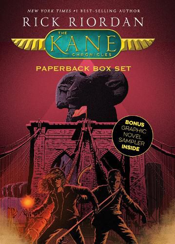 Cover image for Kane Chronicles, the Paperback Box Set (the Kane Chronicles Box Set with Graphic Novel Sampler)