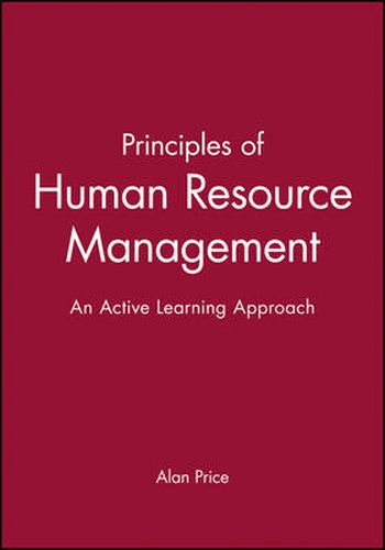 Cover image for Principles of Human Resource Management: An Active Learning Approach