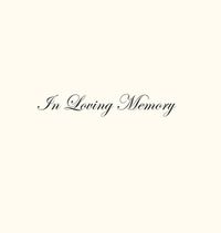 Cover image for In Loving Memory Funeral Guest Book, Celebration of Life, Wake, Loss, Memorial Service, Condolence Book, Church, Funeral Home, Thoughts and In Memory Guest Book (Hardback)