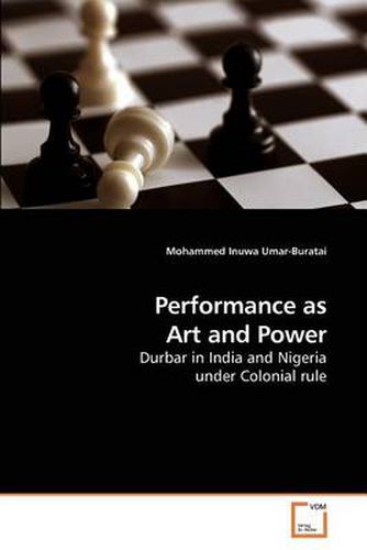 Cover image for Performance as Art and Power