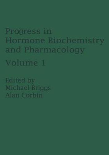 Cover image for Progress in Hormone Biochemistry and Pharmacology