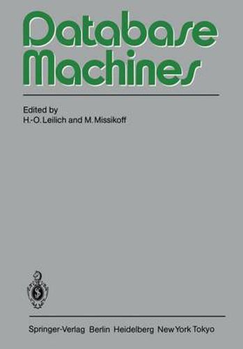 Cover image for Database Machines: International Workshop Munich, September 1983