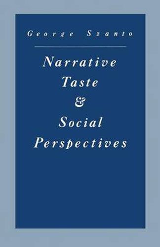 Cover image for Narrative Taste and Social Perspectives: The Matter of Quality