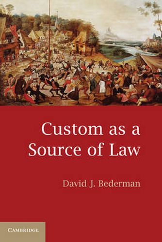 Cover image for Custom as a Source of Law