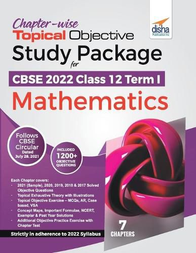 Cover image for Chapter-wise Topical Objective Study Package for CBSE 2022 Class 12 Term I Mathematics