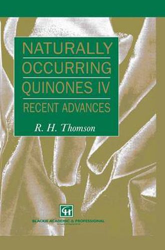 Cover image for Naturally Occurring Quinones IV: Recent advances